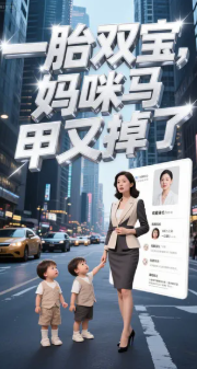 一胎双宝，妈咪马甲又掉了