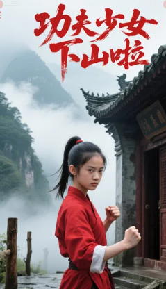 功夫少女下山啦